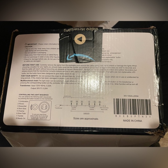 Snowflake String Lights - Picture 4 of 9